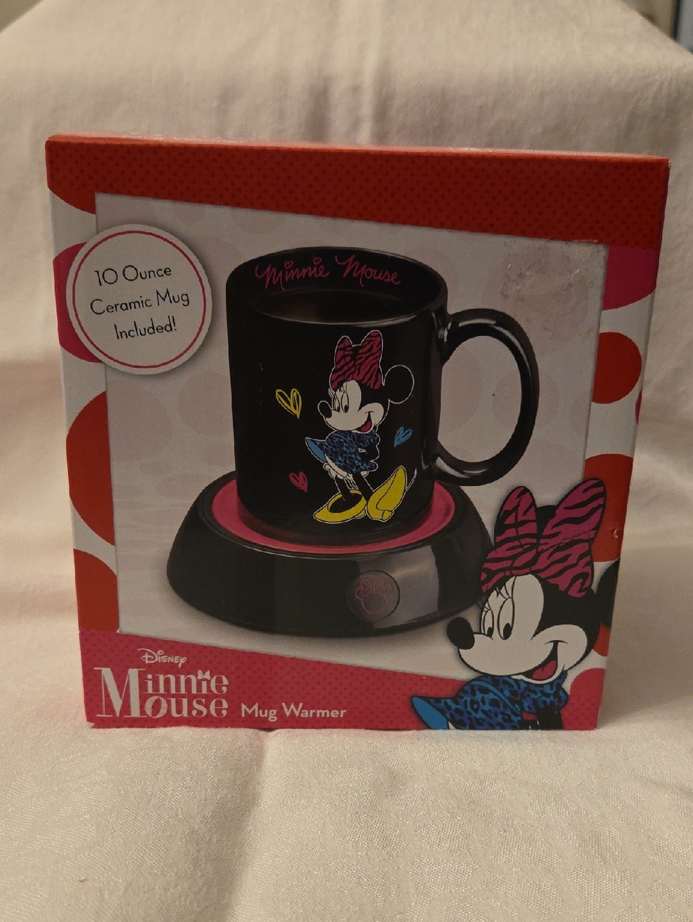 Minnie Mouse Mug Warmer NIB